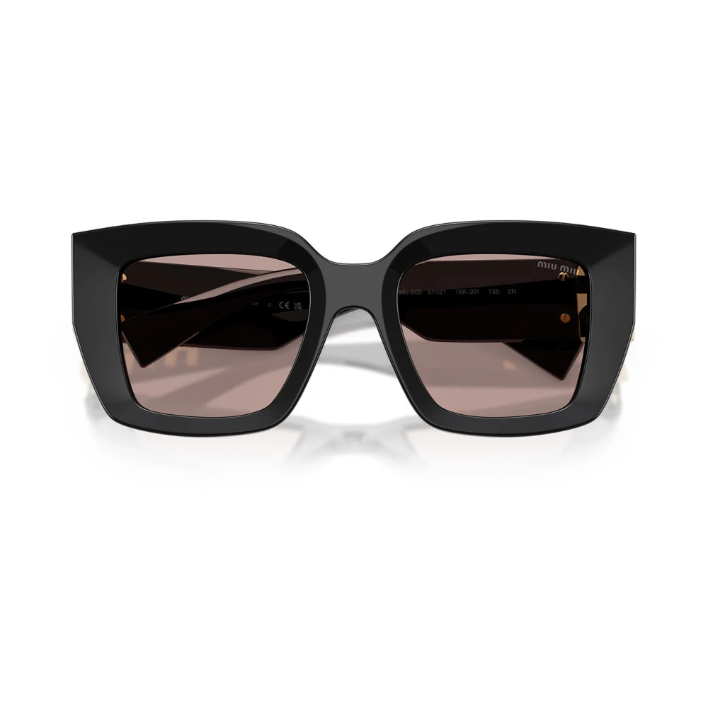 Miu Miu Women's Black Sunglasses, 51 Mm, Oversized Square Sunglasses
