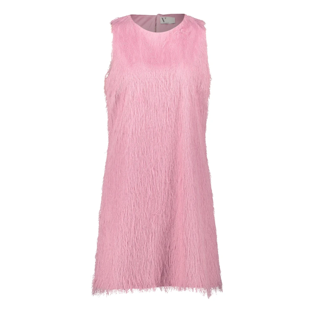 Vera Mont Avondjurk met franjes Pink Dames