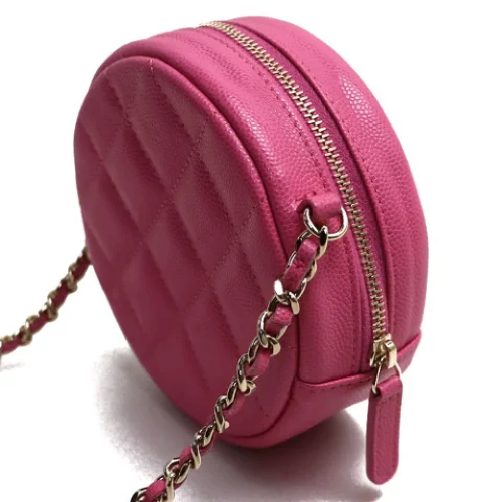Chanel Vintage Pre-owned Fabric chanel-bags Pink Dames