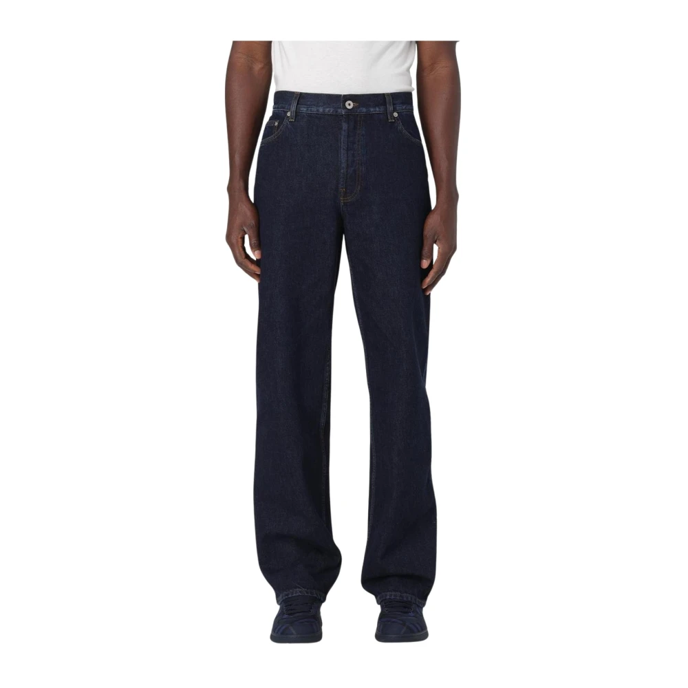 Burberry Blue Classic Straight Leg Jeans - Male - Straight Fit Jeans - W31 - Jeans
