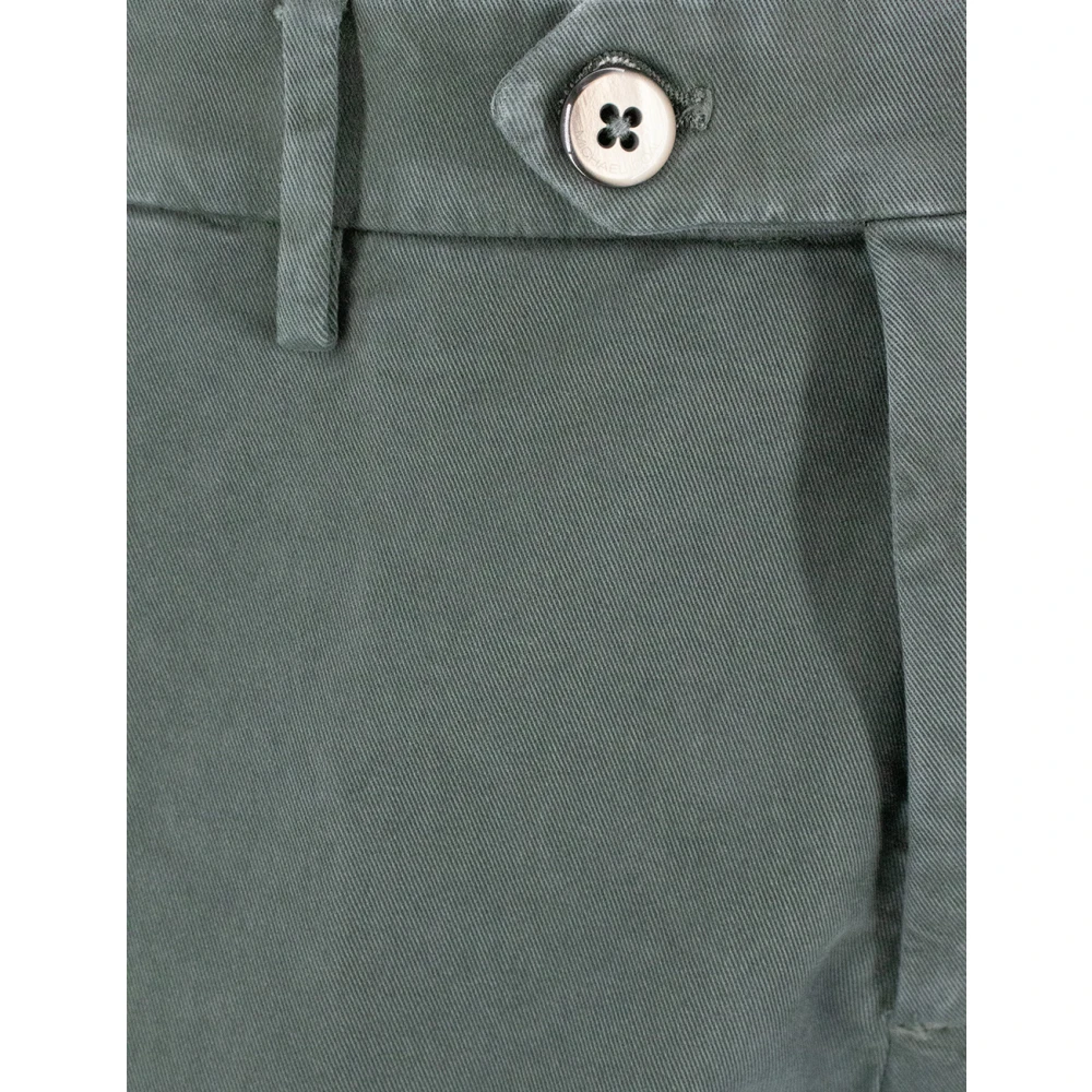 Michael Coal Slim Fit Capri Broek Green Heren