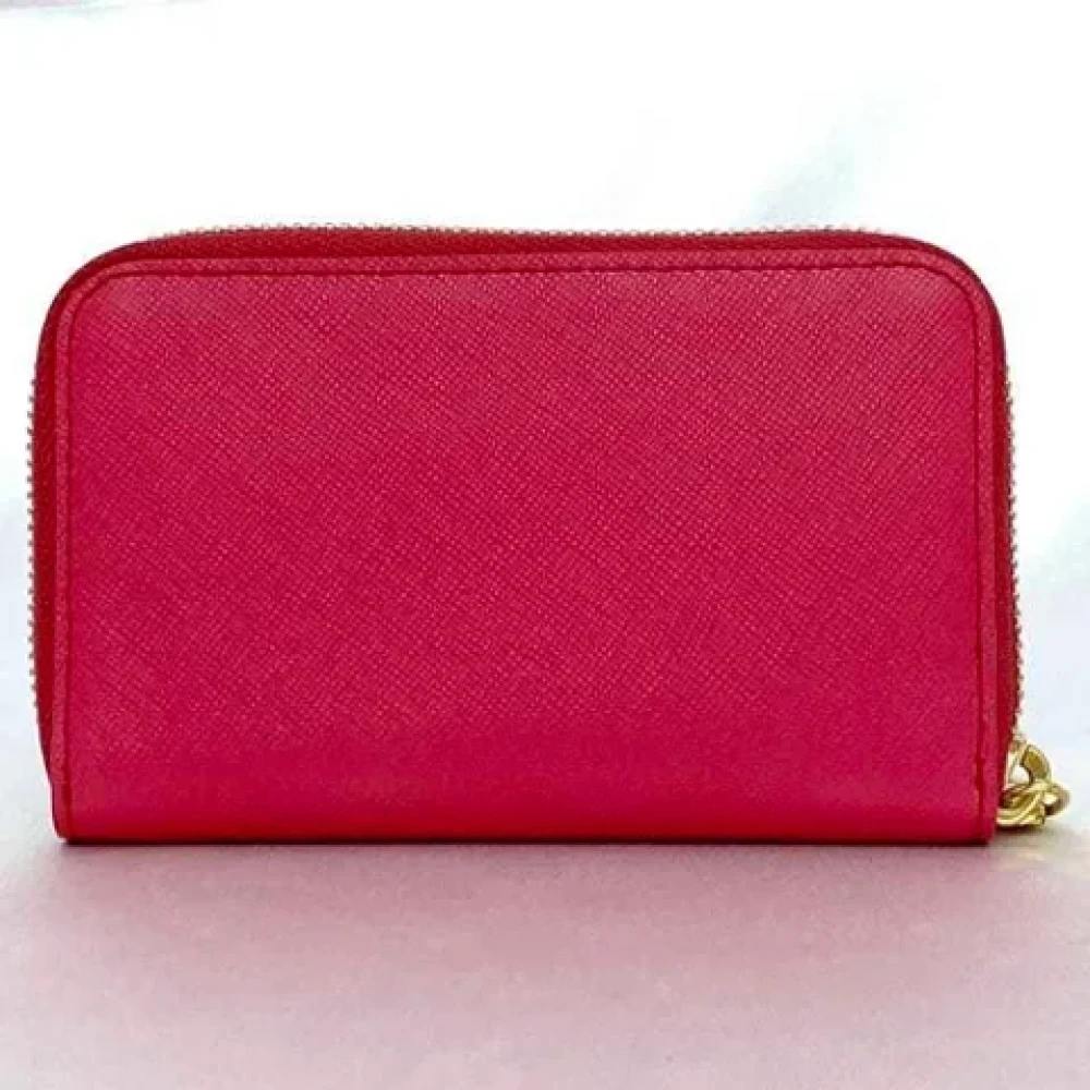 MCM Pre-owned Leather key-holders Pink Dames
