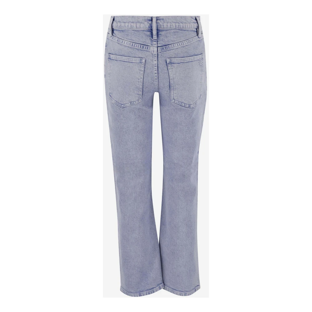 TORY BURCH Stretch katoen denim jeans gemaakt in Italië Blue Dames