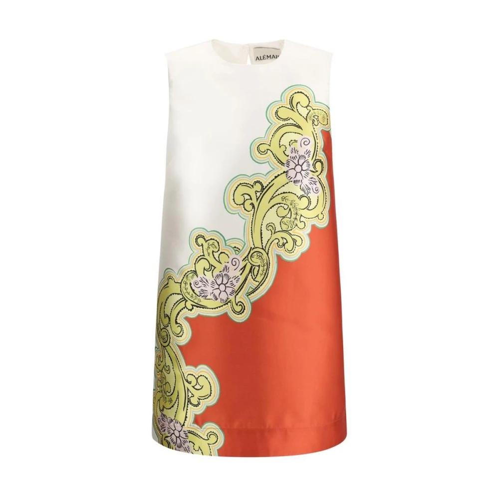Alemais Multicolor Zijden Mini Jurk Multicolor Dames