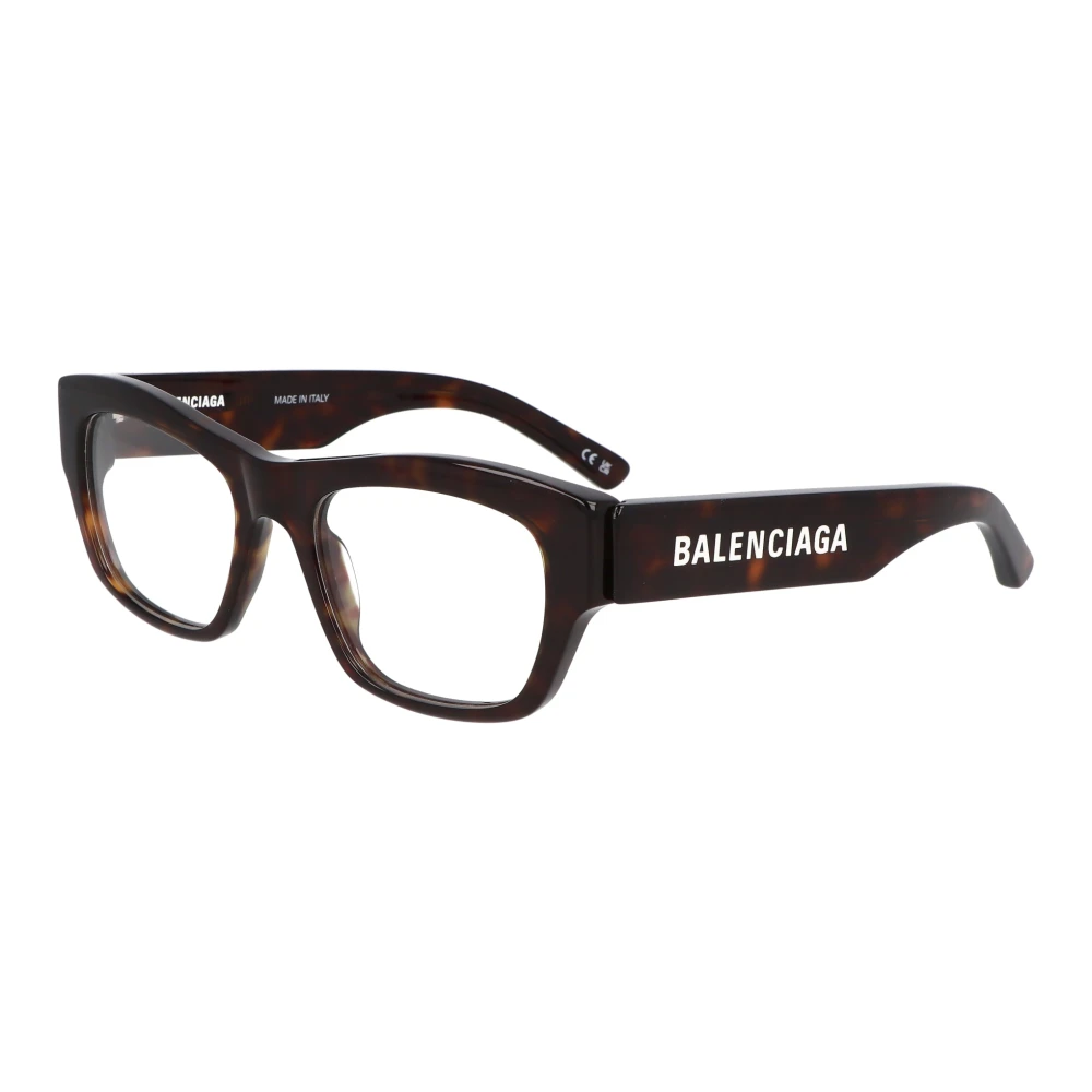 Balenciaga Vierkante Brilmonturen Brown Unisex
