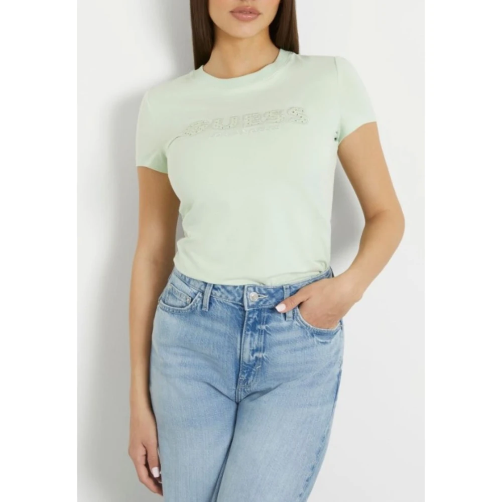 Guess Sangallo Dames T-shirt Green Dames