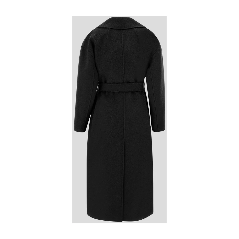 Max Mara Wollen Manuele Jas Black Dames