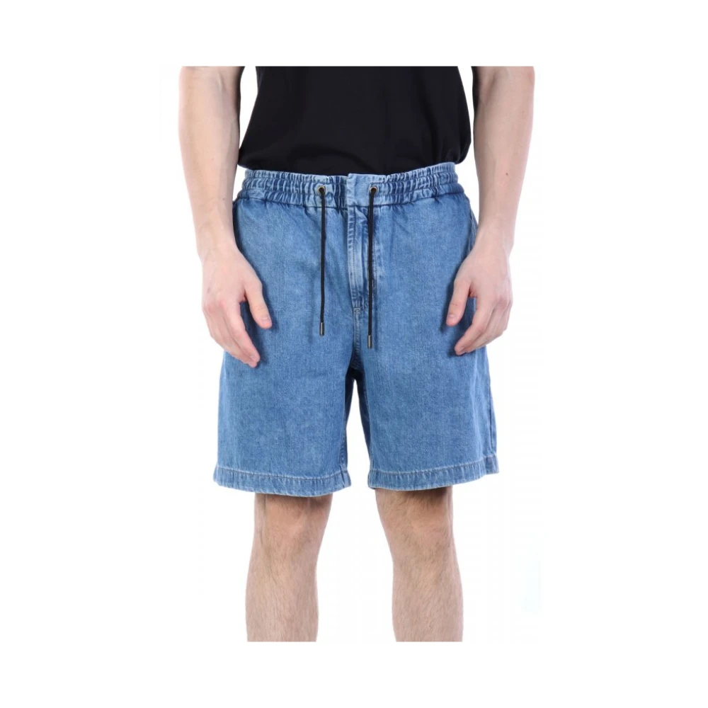 Hugo Hombre Azul - Pantalones Cortos De Denim - Shorts - W33 - Pantalones Cortos De Denim