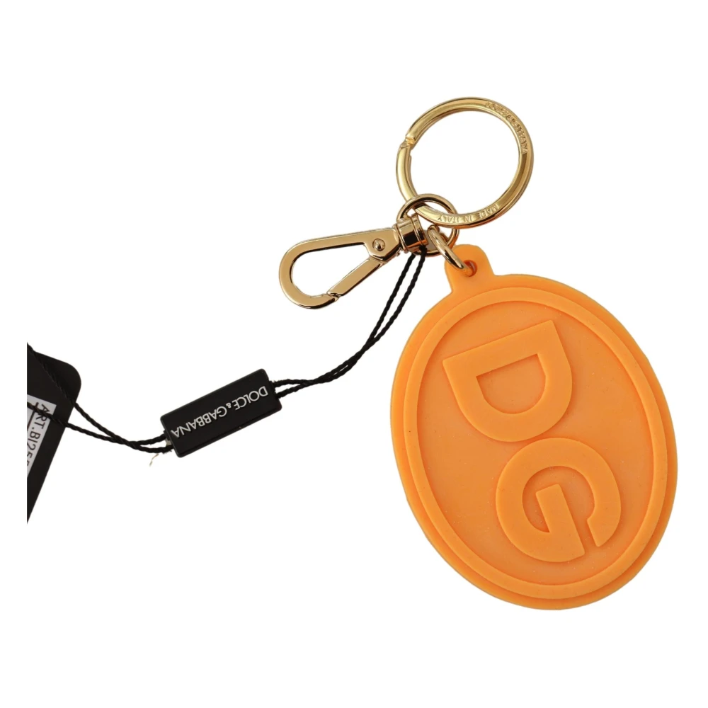 Dolce & Gabbana Nyckelring Orange Unisex