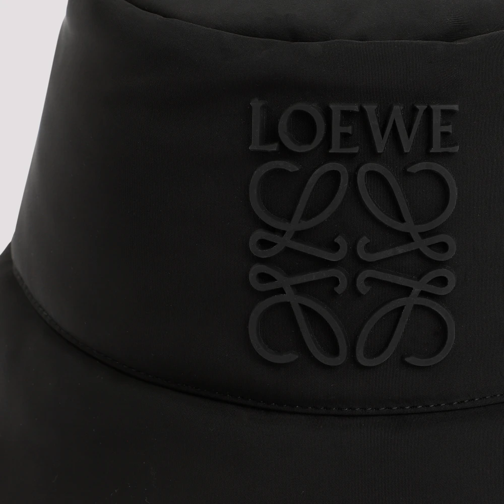 Loewe Zwarte Puffer Bucket Hoed Black Heren