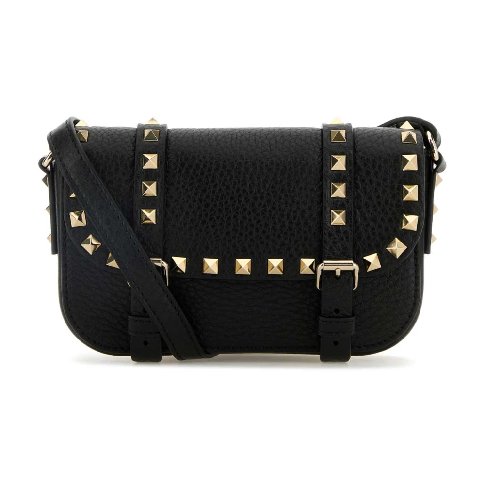 Valentino Garavani Women's Black Rockstud Crossbody Bag - Cross Body Bags - One Size - Bags