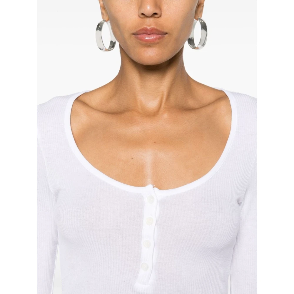 majestic filatures Witte Sweater Collectie White Dames
