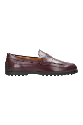 Bordeaux Läder Sandaler med Mask