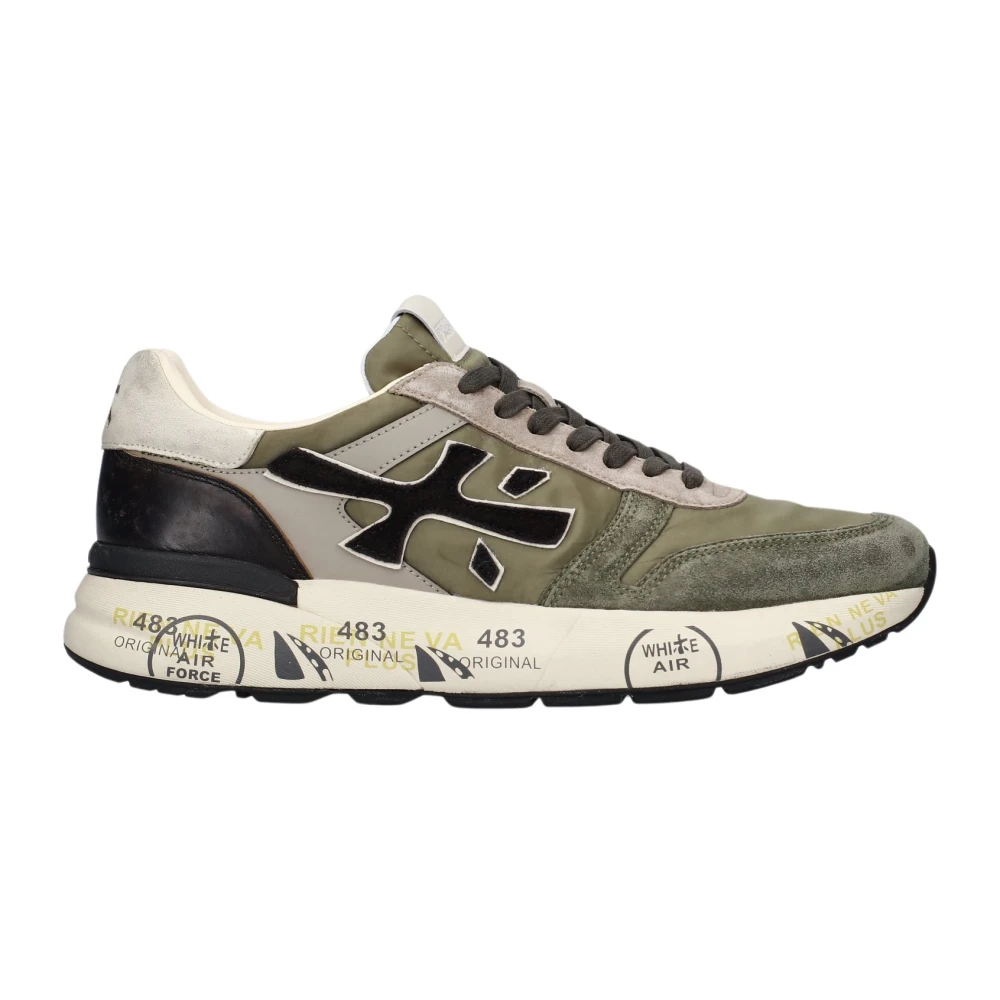 Premiata Men's Green Sneakers, 7 Uk, Mick 7720 Trainers