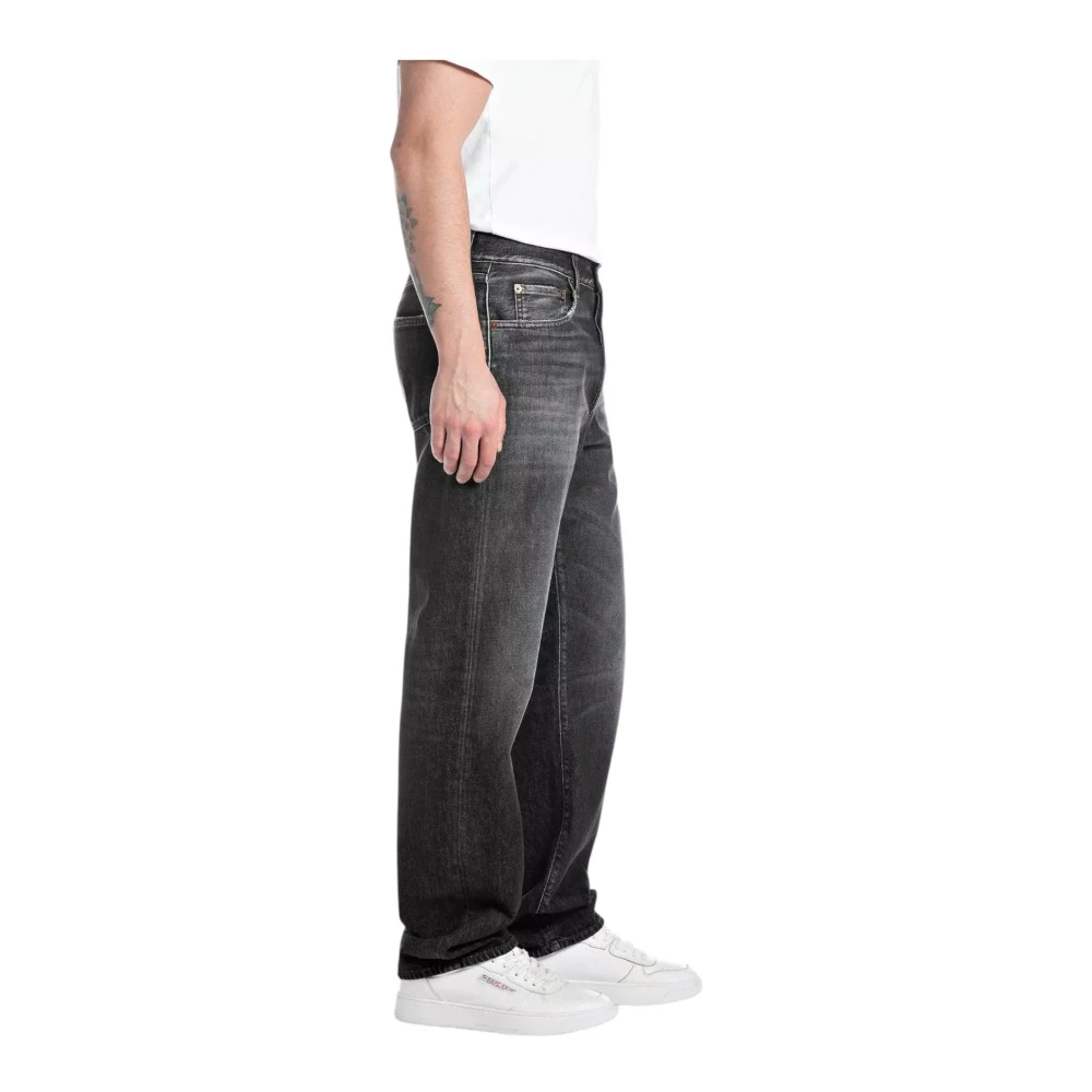Replay Klassieke Straight Fit Denim Jeans Gray Heren