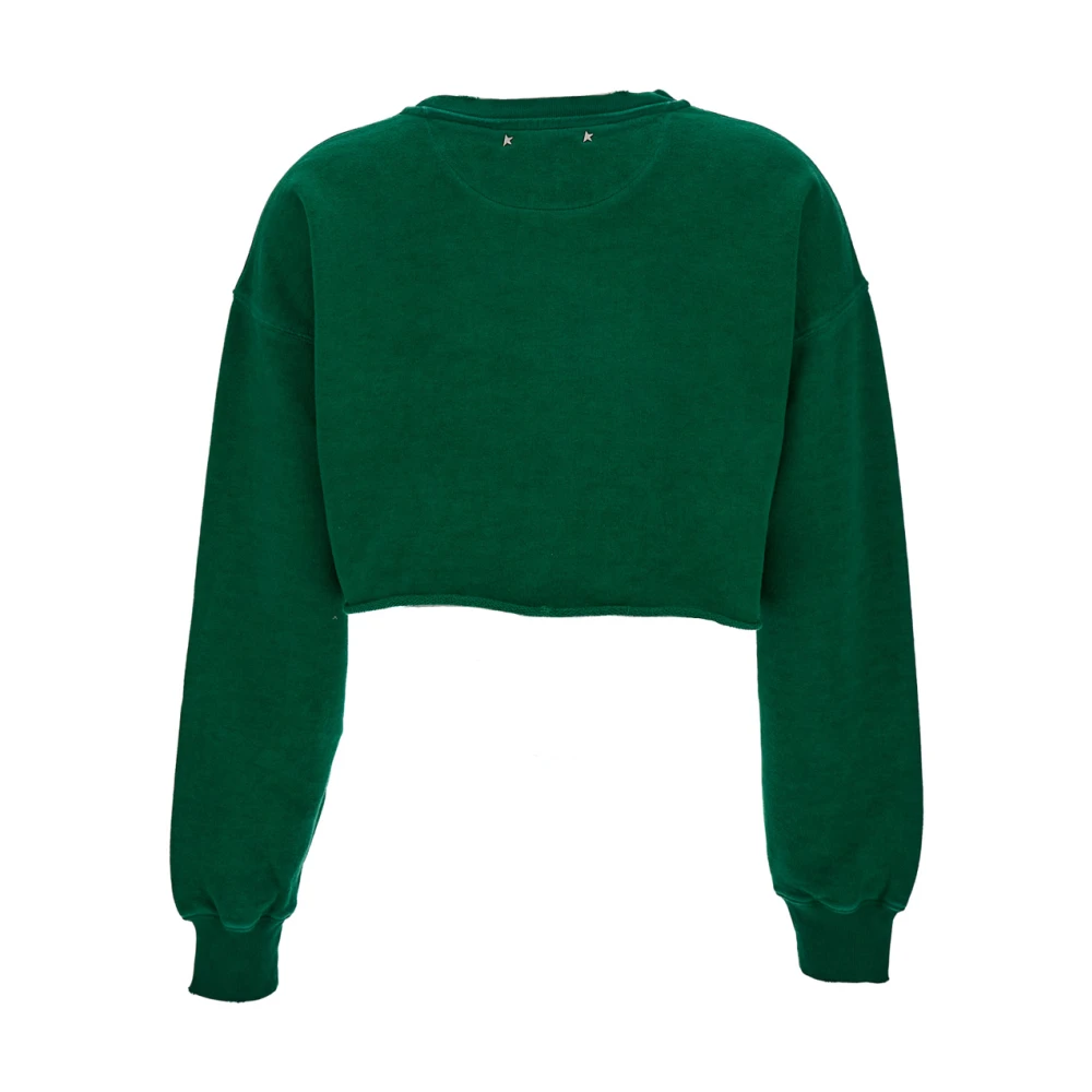 Golden Goose Groene Sweater Sweatshirt Green Dames