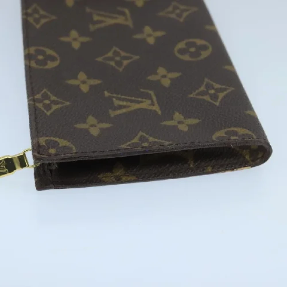 Louis Vuitton Vintage Pre-owned Leather pouches Brown Dames