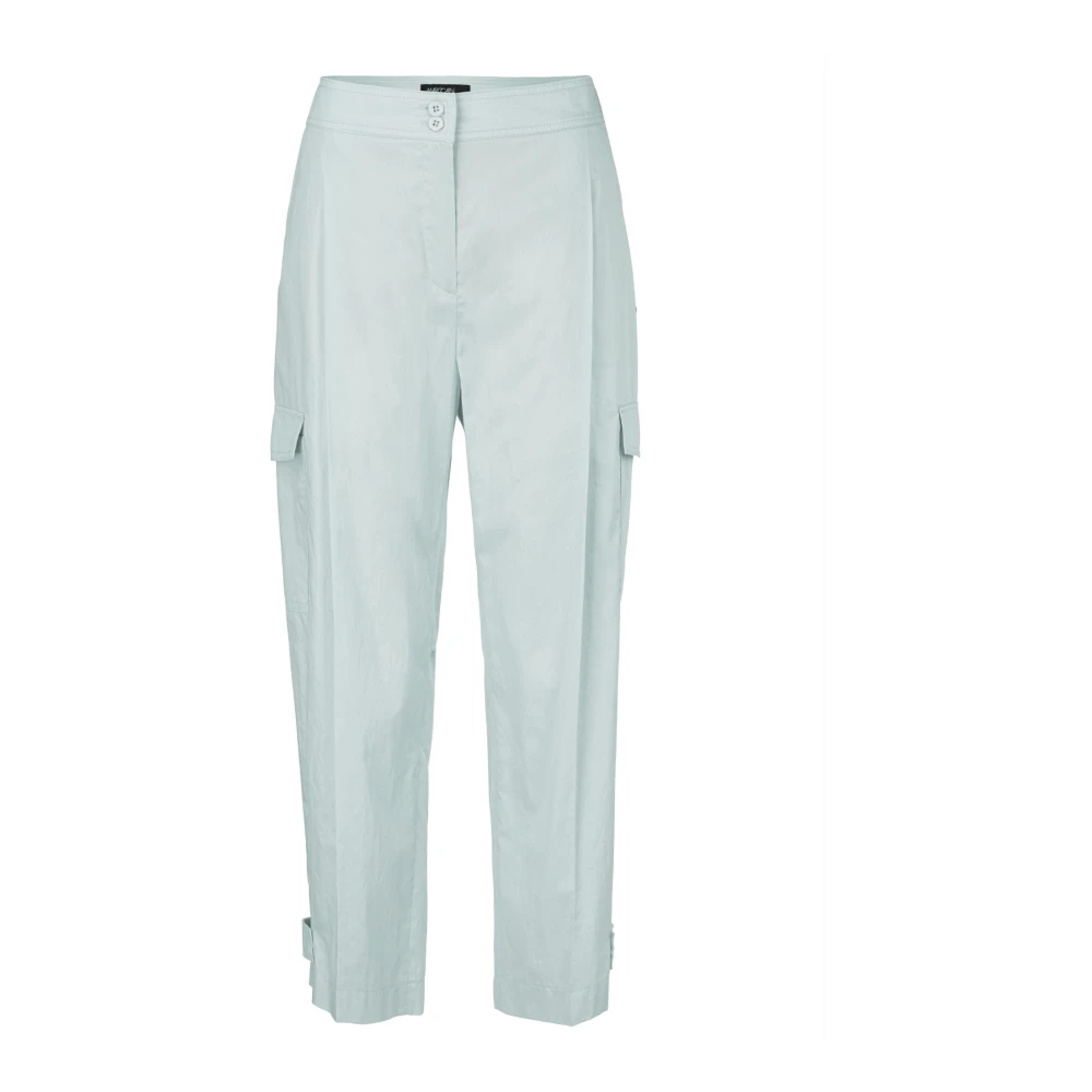 Marc Cain Cargo Style Wide Fit Broek Blue Dames