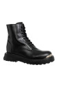 bottines-unies-a-lacets-avec-fermeture-eclair