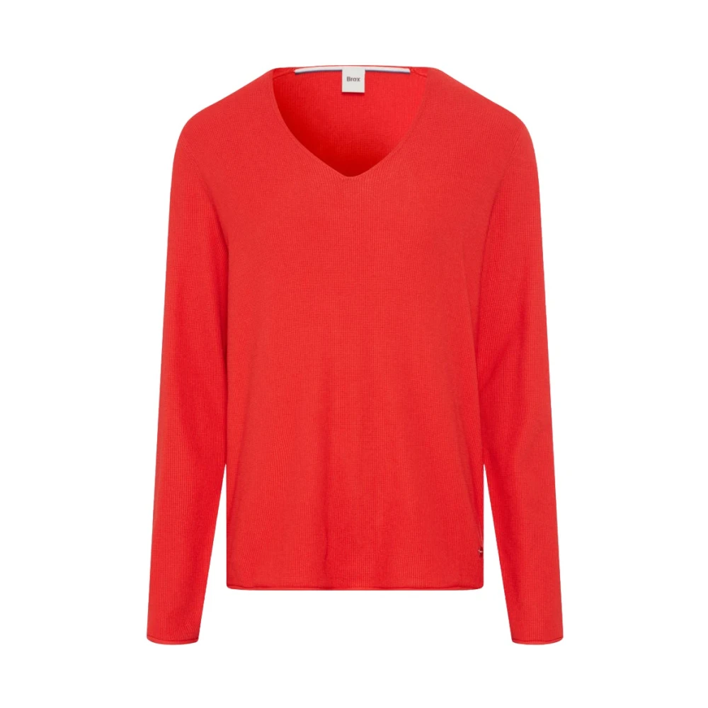 Knitwear > V-neck Knitwear - - Brax - Modalova