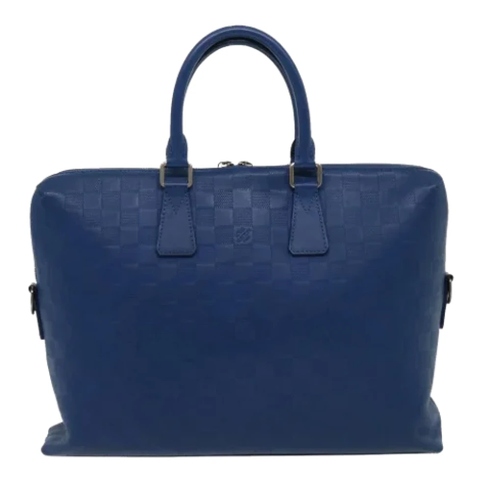 Pre-owned Blå Louis Vuitton-veske i skinn