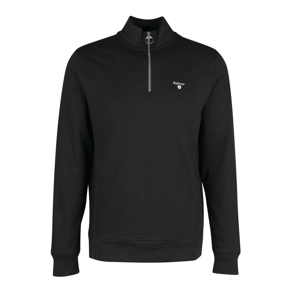 Barbour Contemporary Half Zip Pullover Black Heren
