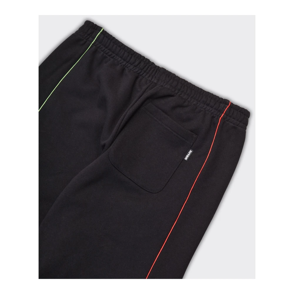 Iuter Zwarte Track Pants Leone Black Heren