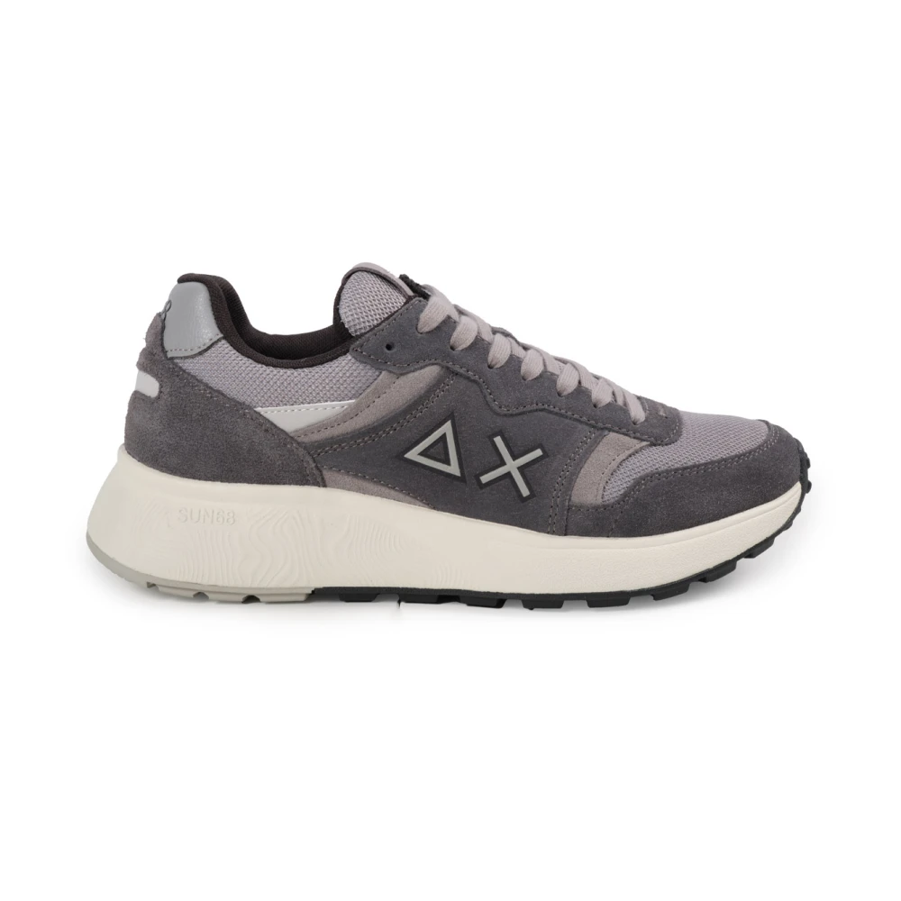 Sun68 Hoge sneaker met Daddy zool Heren Schoenen Grijs