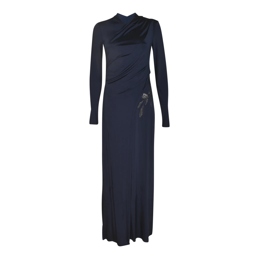 Giorgio Armani Elegante Jurken Collectie Blue Dames