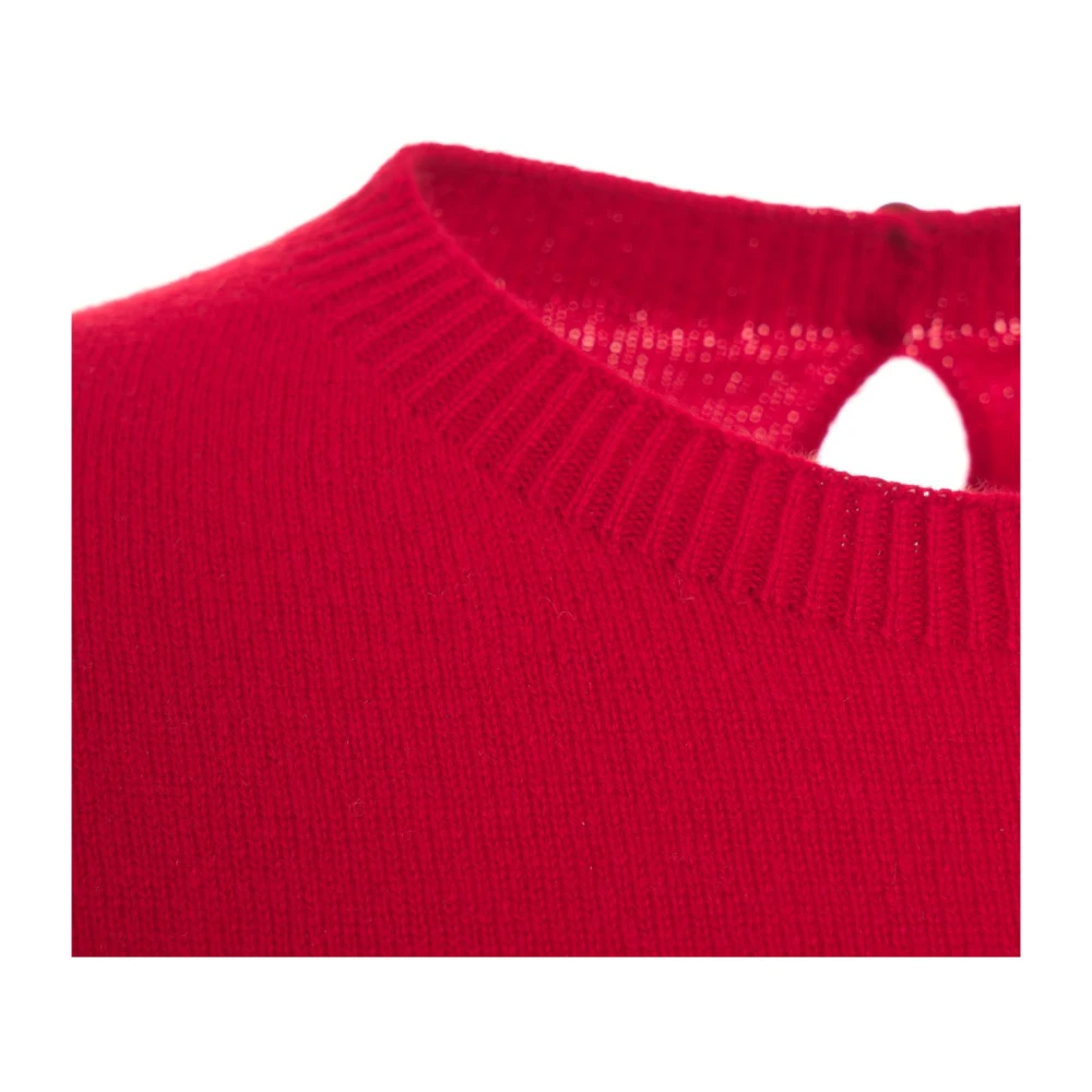 MVM Luxe Cashmere Rode Trui Red Dames