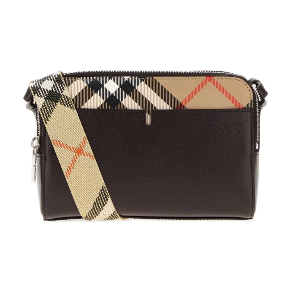 Burberry Men's Multicolor Pop Check Crossbody Bag - Cross Body Bags - One Size - Bags