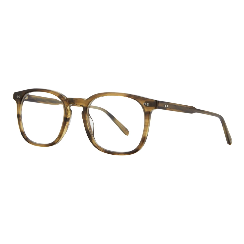 Garrett Leight Ruskin Army Tortoise Eyewear Frames Brown Unisex