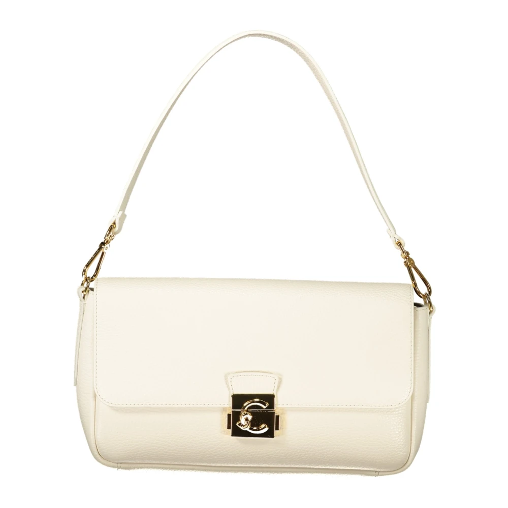 Coccinelle , Shoulder Bags, Female, White, One Size, C-Me Lock Bag
