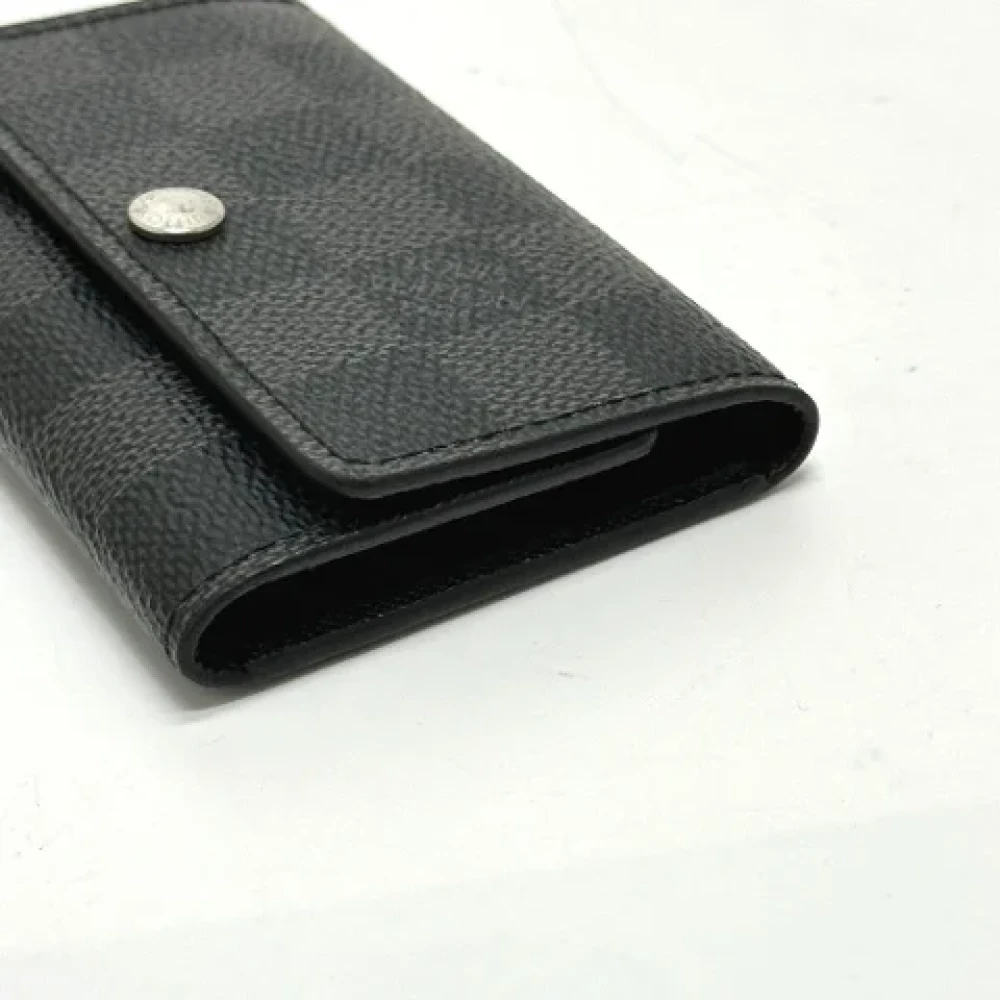 Louis Vuitton Vintage Pre-owned Canvas key-holders Black Dames
