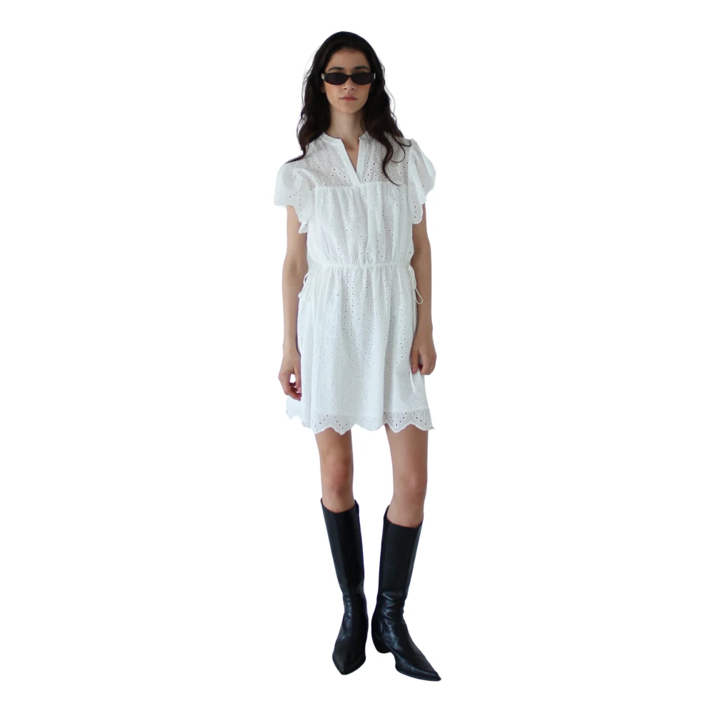 Designers Remix Luna Korte Jurk Beige Dames