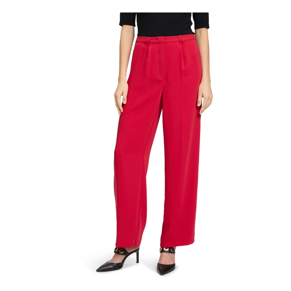 Betty & Co Elegante Plooibroek Red Dames