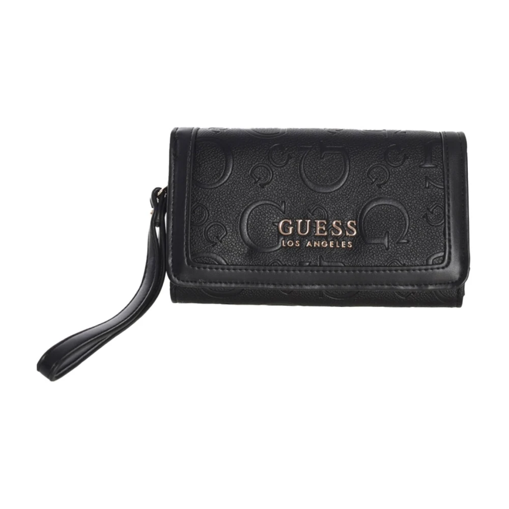 Guess PU Leren Portemonnee Zwart Black Dames