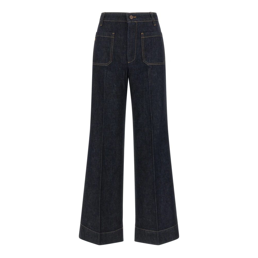Victoria Beckham Damen Blau Jeans, W24größe: