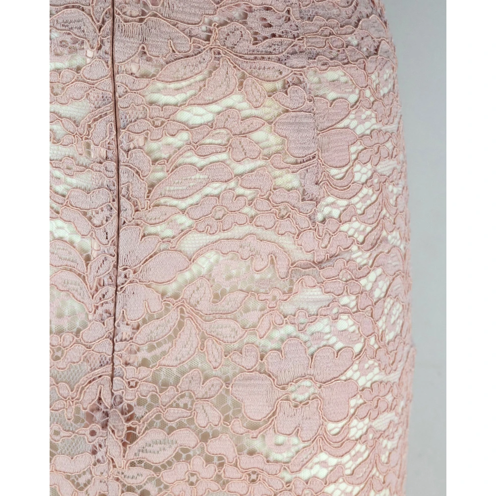 A Paper Kid Roze Rok Hoge Taille Ritssluiting Pink Dames