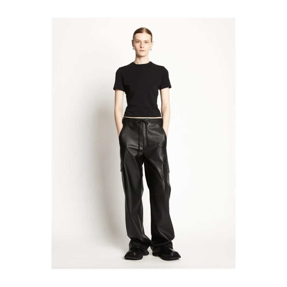 Proenza Schouler Omkeerbaar Cutout T-shirt Black Dames