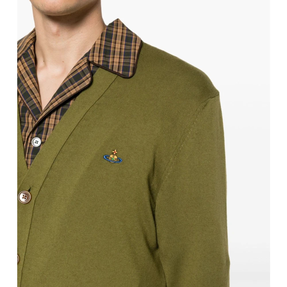 Vivienne Westwood Sage Heren Cardigan Green Heren