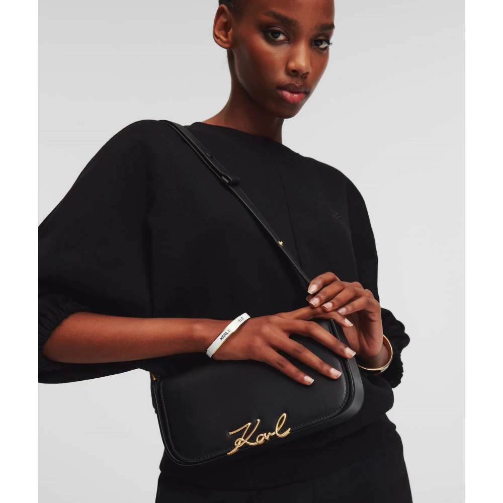 Karl Lagerfeld Stijlvolle Crossbody Handtas Black Dames