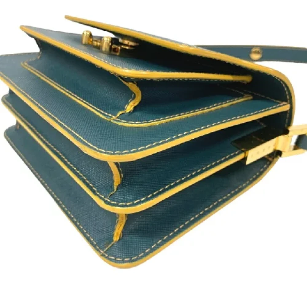 Marni Pre-owned Leather shoulder-bags Green Dames