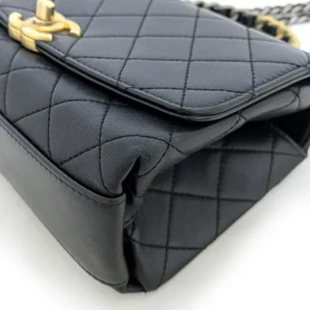 Chanel Vintage Pre-owned Fabric chanel-bags Black Dames
