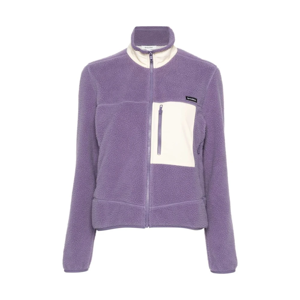 Sporty & Rich Fleece Jackets Purple Dames