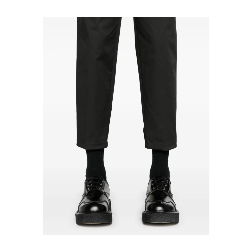 Neil Barrett Antraciet Wit Streep Broek Zakken Black Heren