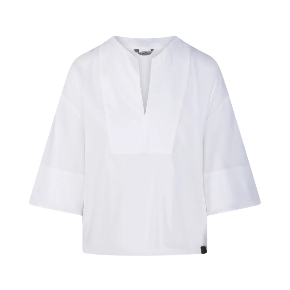 Max Mara Damen Weiß Blusen & Hemden, 2XSgröße: