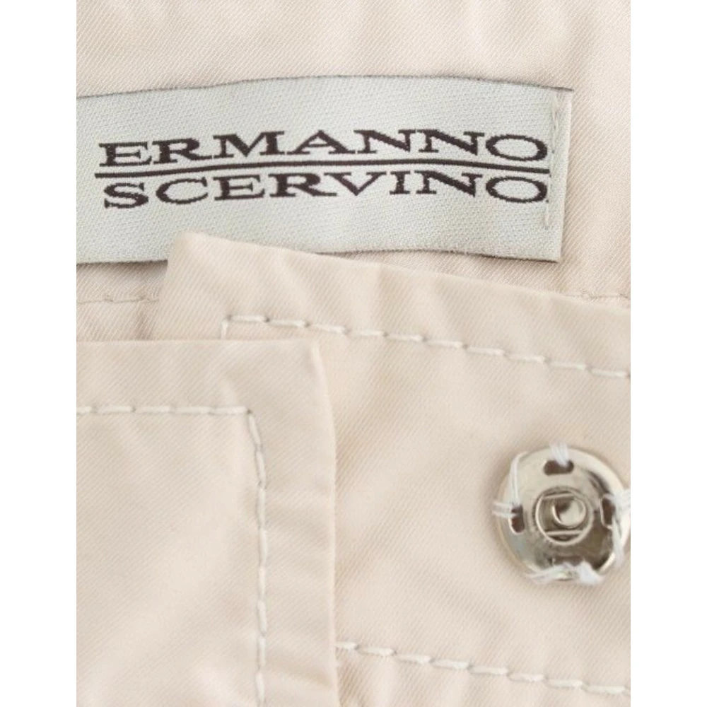 Ermanno Scervino Chique Beige Chino Broek Elegance Herdefiniren Beige Dames