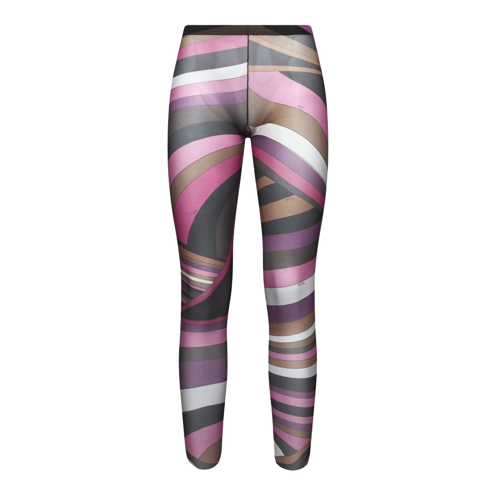 EMILIO PUCCI Iride Print High Waist Leggings Multicolor Dames