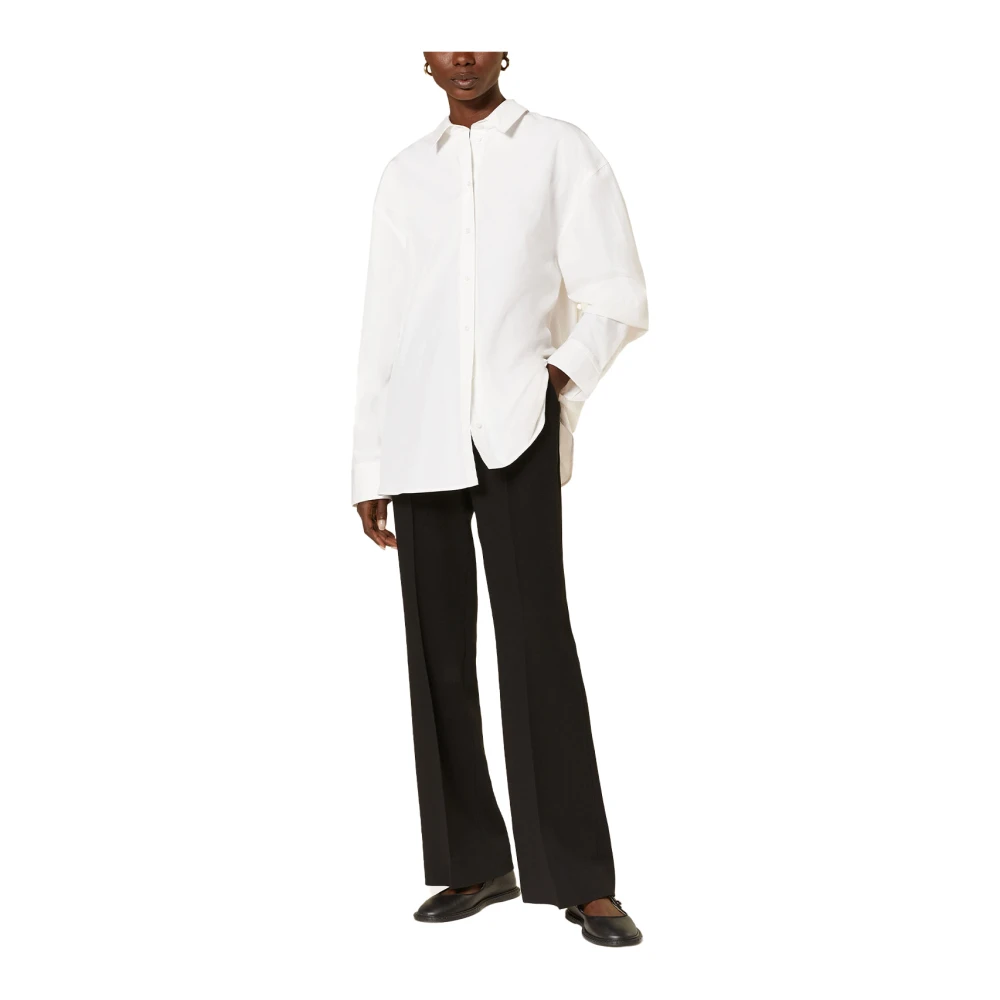 Loulou Studio Parijse Katoenen Shirt White Dames